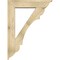 Ekena Millwork Olympic Traditional Rough Sawn Bracket w/ Offset Brace, Douglas Fir, 8"W x 36"D x 48"H BKT0806X36X48OLY01RDF - alternate 4